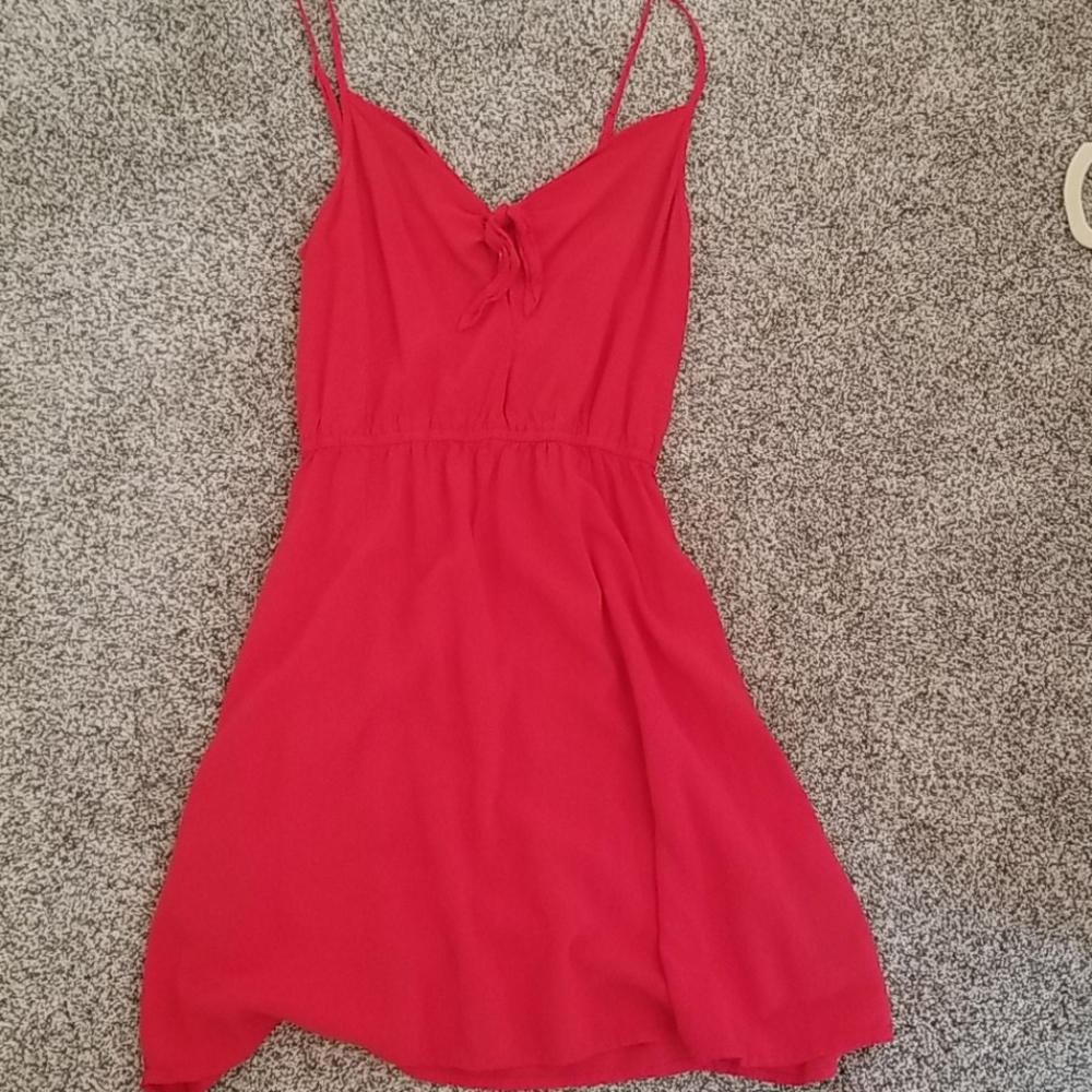 Cute casual red dress